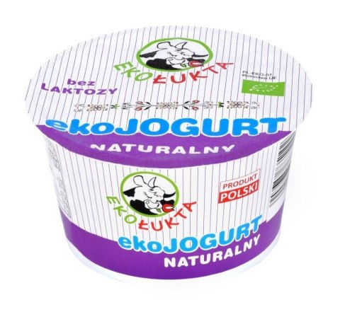 JOGURT NATURALNY BEZ LAKTOZY BIO 180 g - EKO ŁUKTA EKO ŁUKTA (nabiał z mleka krowiego)