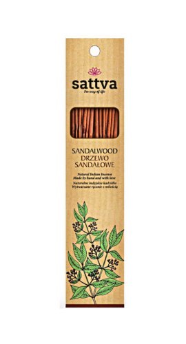 KADZIDŁO INDYJSKIE DRZEWO SANDAŁOWE (15 szt.) 30 g - SATTVA (WELLNESS) SATTVA (kadzidła, kosmetyki)