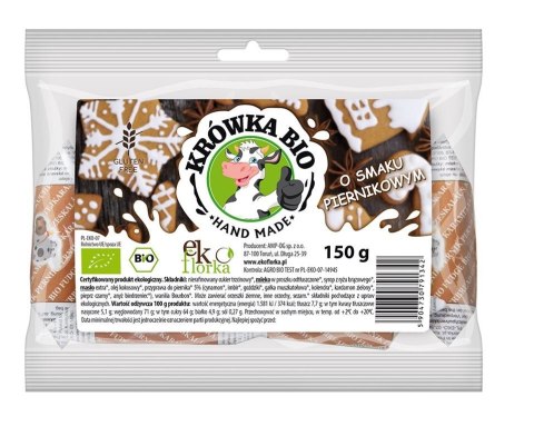 KRÓWKI O SMAKU PIERNIKOWYM BEZGLUTENOWE BIO 150 g - EKOFLORKA (PRODUKT SEZONOWY) EKOFLORKA (krówki, pierniki)