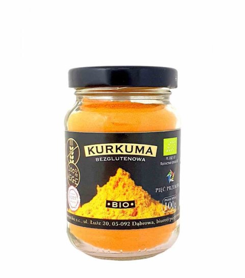 KURKUMA MIELONA BEZGLUTENOWA BIO 100 g - PIĘĆ PRZEMIAN PIĘĆ PRZEMIAN (produkty spożywcze)