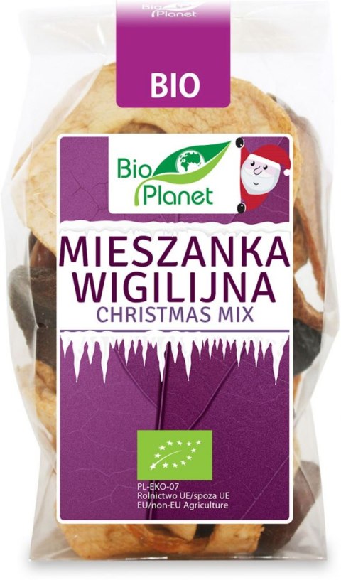 MIESZANKA WIGILIJNA BIO 150 g - BIO PLANET (PRODUKT SEZONOWY) BIO PLANET - seria FIOLETOWA (owoce suszone)