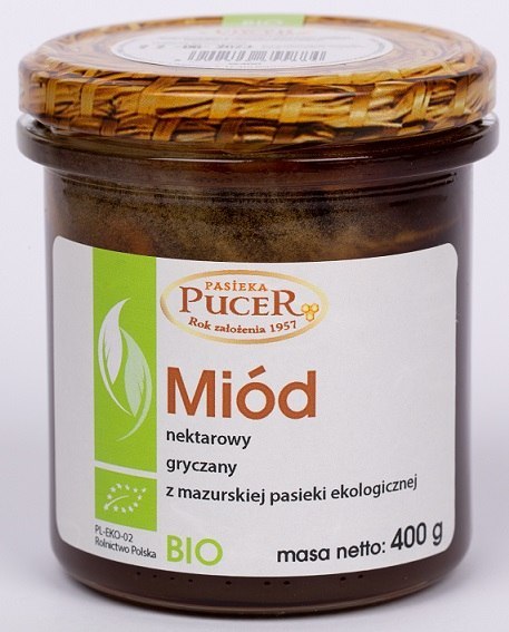 MIÓD NEKTAROWY GRYCZANY BIO 400 g - PASIEKA PUCER PASIEKA PUCER (miody)