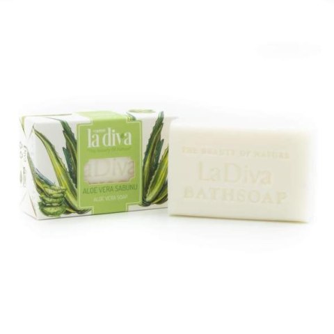 MYDŁO W KOSTCE ALOES 100 g - LA DIVA LA DIVA (mydła)