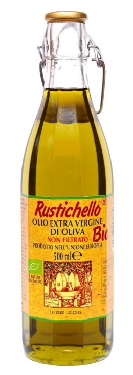 OLIWA Z OLIWEK EXTRA VIRGIN NIEFILTROWANA BIO 500 ml - RUSTICHELLO RUSTICHELLO (oliwa)