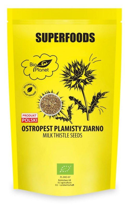 OSTROPEST PLAMISTY ZIARNO BIO 200 g - BIO PLANET BIO PLANET - seria SUPERFOODS