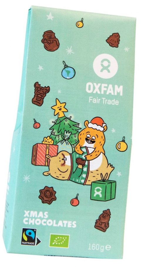 PRALINY CZEKOLADOWE - MIX ŚWIĄTECZNY FAIR TRADE BIO 160 g - OXFAM (PRODUKT SEZONOWY) OXFAM FAIR TRADE (FT) (kawy i inne produkty FT)