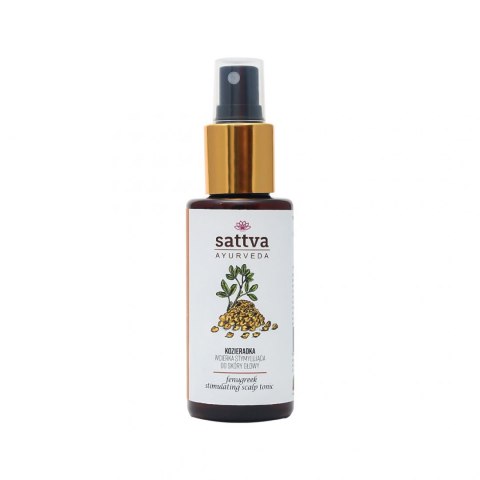 WCIERKA DO SKÓRY GŁOWY STYMULUJĄCA WZROST KOZIERADKA 100 ml - SATTVA (AYURVEDA) SATTVA (kadzidła, kosmetyki)