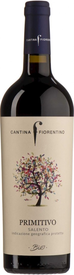 WINO CANTINA FIORENTINO PRIMITIVO CZERWONE WYTRAWNE BIO 0,75 L (WŁOCHY) WINA - ZAGRANICZNE