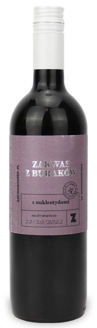 ZAKWAS Z BURAKÓW Z NUKLEOTYDAMI 700 ml - DELIKATNA DELIKATNA (kombucha, kimchi, zakwas)