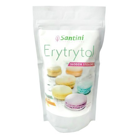 ERYTRYTOL FRANCUSKI BEZGLUTENOWY 500 g (TOREBKA) - SANTINI SANTINI (ksylitol, gumy do żucia SPRY)