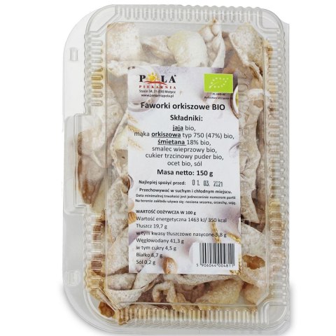 FAWORKI ORKISZOWE BIO 150 g - POLA (PRODUKT SEZONOWY) PIEKARNIA POLA (pieczywo i ciastka)