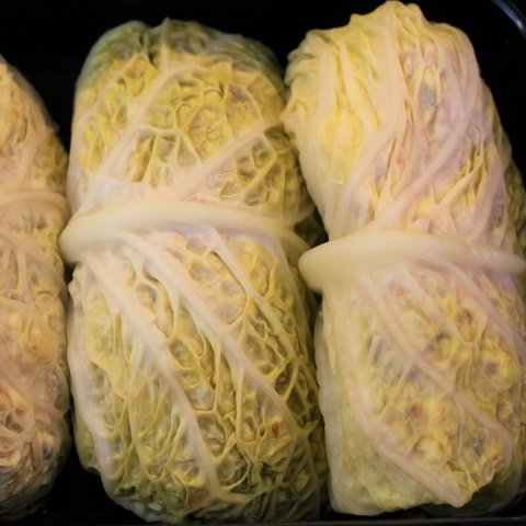 gołąbki z indykiem