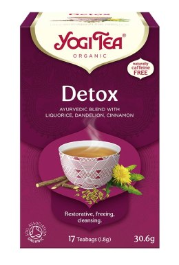 HERBATKA DETOX BIO (17 x 1,8 g) 30,6 g - YOGI TEA YOGI TEA (herbaty i herbatki)