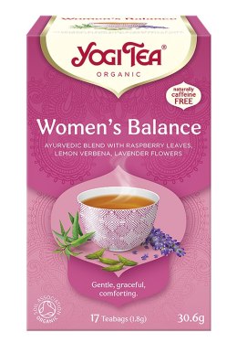 HERBATKA DLA KOBIET - RÓWNOWAGA (WOMEN'S BALANCE) BIO (17 x 1,8 g) 30,6 g - YOGI TEA YOGI TEA (herbaty i herbatki)