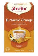 HERBATKA KURKUMA POMARAŃCZA (TURMERIC ORANGE) BIO (17 x 2 g) 34 g - YOGI TEA YOGI TEA (herbaty i herbatki)