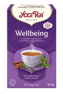 HERBATKA NA DOBRE SAMOPOCZUCIE (WELLBEING) BIO (17 x 1,8 g) 30,6 g - YOGI TEA YOGI TEA (herbaty i herbatki)