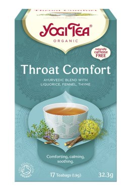 HERBATKA NA GARDŁO (THROAT COMFORT) BIO (17 x 1,9 g) 32,3 g - YOGI TEA YOGI TEA (herbaty i herbatki)