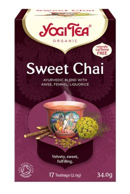 HERBATKA SŁODKI CHAI (SWEET CHAI) BIO (17 x 2 g) 34 g - YOGI TEA YOGI TEA (herbaty i herbatki)