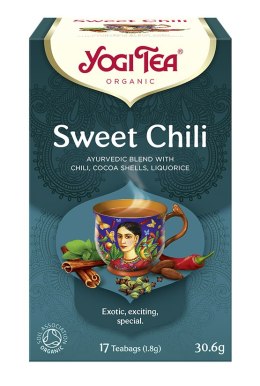 HERBATKA SŁODKIE CHILI (SWEET CHILI) BIO (17 x 1,8 g) 30,6 g - YOGI TEA YOGI TEA (herbaty i herbatki)