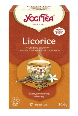 HERBATKA Z LUKRECJĄ (LICORICE) BIO (17 x 1,8 g) 30,6 g - YOGI TEA YOGI TEA (herbaty i herbatki)