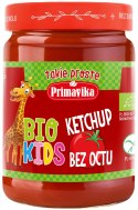 KETCHUP BEZ OCTU DLA DZIECI BEZGLUTENOWY BIO 315 g - PRIMAVIKA (PRIMAECO) (BIO KIDS) PRIMAVIKA (przetwory i pasty vege)