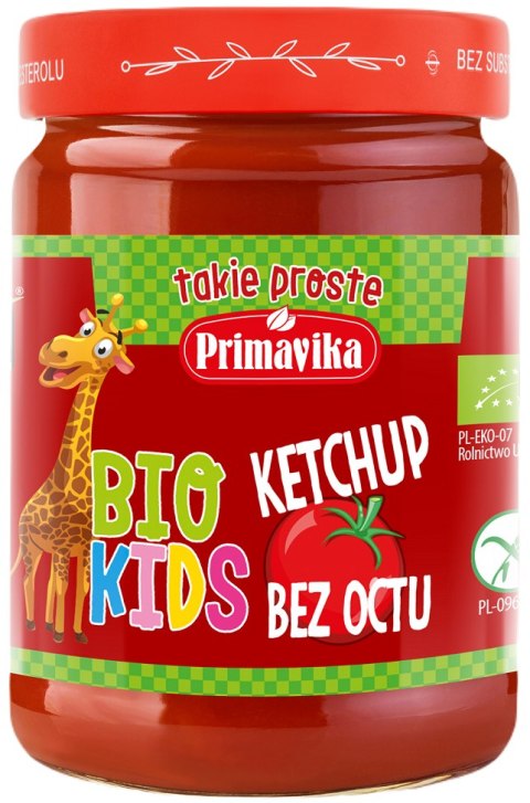 KETCHUP BEZ OCTU DLA DZIECI BEZGLUTENOWY BIO 315 g - PRIMAVIKA (BIO KIDS) PRIMAVIKA (przetwory i pasty vege)