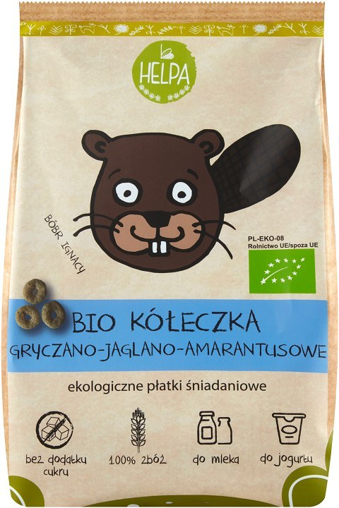 KÓŁKA GRYCZANO - JAGLANO - AMARANTUSOWE BEZ DODATKU CUKRÓW BIO 160 g - HELPA HELPA (kaszki)