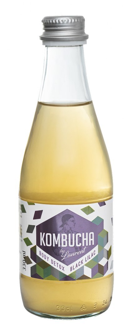 KOMBUCHA O SMAKU KWIATÓW CZARNEGO BZU (FRESH START BLACK LILAC) BIO 330 ml - KOMBUCHA BY LAURENT KOMBUCHA BY LAURENT (kombucha)