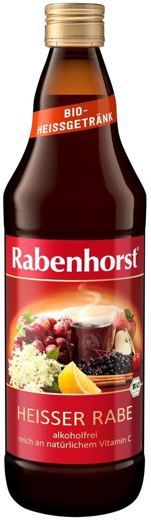 GRZANIEC BEZALKOHOLOWY JABŁKO - CZARNY BEZ - MIÓD BIO 750 ml - RABENHORST (PRODUKT SEZONOWY) RABENHORST (soki, napoje)