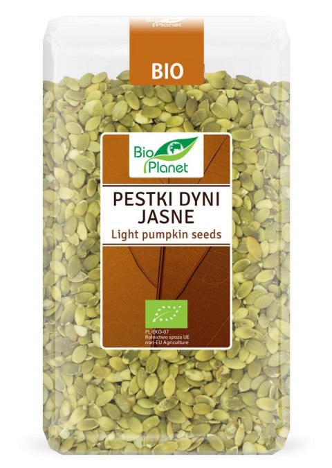 PESTKI DYNI JASNE BIO 1 kg - BIO PLANET BIO PLANET - seria BRĄZOWA (orzechy i pestki)