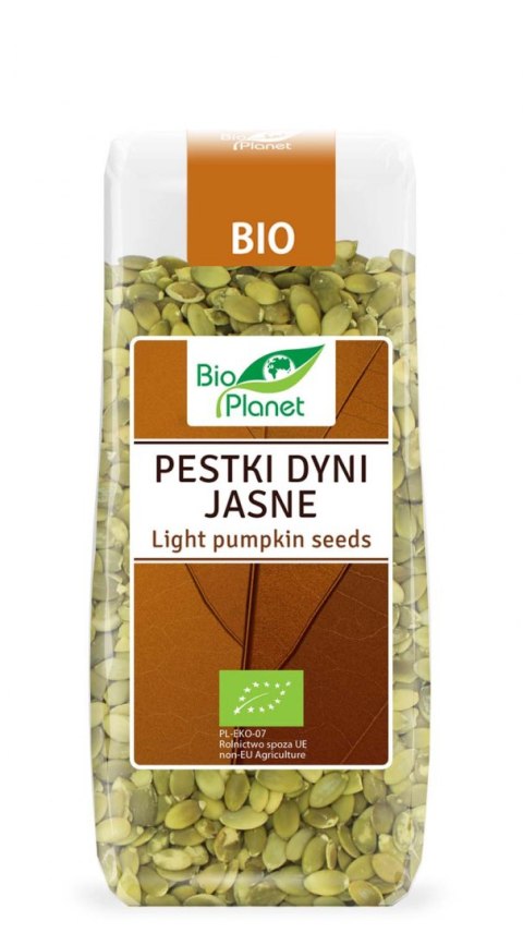 PESTKI DYNI JASNE BIO 150 g - BIO PLANET BIO PLANET - seria BRĄZOWA (orzechy i pestki)