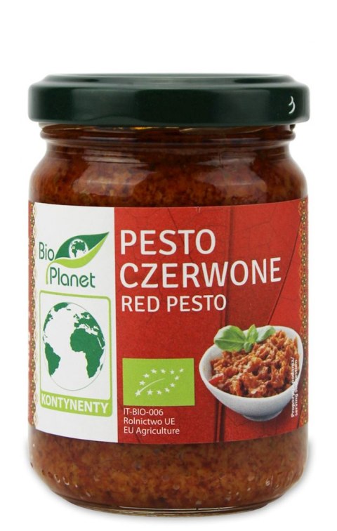 PESTO CZERWONE BIO 140 g - BIO PLANET BIO PLANET - seria INNE