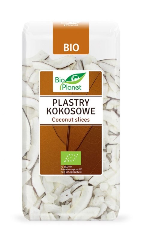 PLASTRY KOKOSOWE BIO 300 g - BIO PLANET BIO PLANET - seria BRĄZOWA (orzechy i pestki)