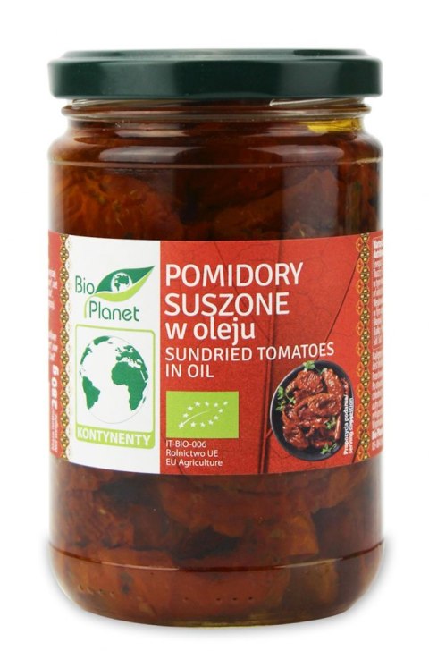 POMIDORY SUSZONE W OLEJU BIO 280 g - BIO PLANET BIO PLANET - seria INNE