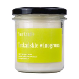 ŚWIECA SOJOWA ZAPACHOWA TOSKAŃSKIE WINOGRONA 300 ml - YOUR CANDLE YOUR CANDLE (świece, olejki eteryczne)