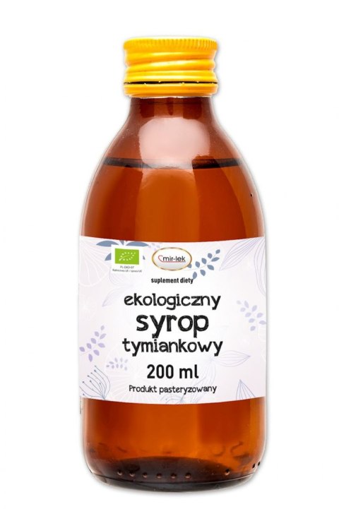 SYROP TYMIANKOWY BIO 200 ml - MIR-LEK MIR-LEK (suplementy diety)