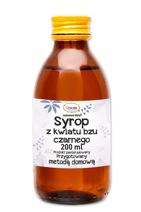 SYROP Z KWIATU CZARNEGO BZU BIO 200 ml - MIR-LEK MIR-LEK (suplementy diety)