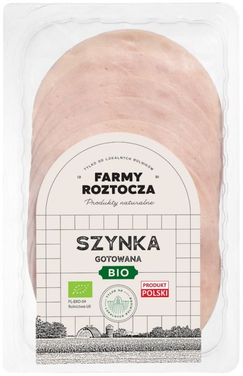 SZYNKA GOTOWANA PLASTRY BIO 100 g - FARMY ROZTOCZA (NA ZAMÓWIENIE) FARMY ROZTOCZA (wędliny)