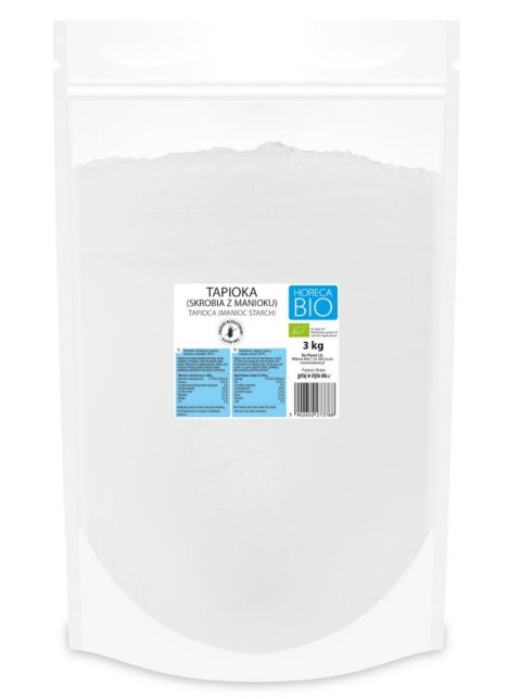 TAPIOKA (SKROBIA Z MANIOKU) BEZGLUTENOWA BIO 3 kg - HORECA HORECA - pozostałe