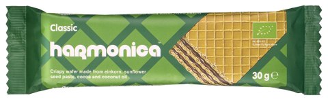 WAFELEK Z SAMOPSZY Z KREMEM MLECZNO - KAKAOWYM BIO 30 g - HARMONICA HARMONICA (wafelki, sosy)