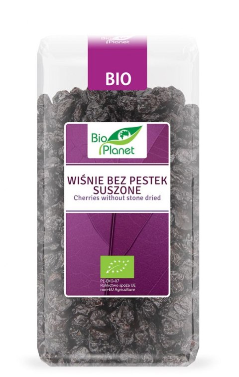 WIŚNIE SUSZONE BIO 400 g - BIO PLANET BIO PLANET - seria FIOLETOWA (owoce suszone)