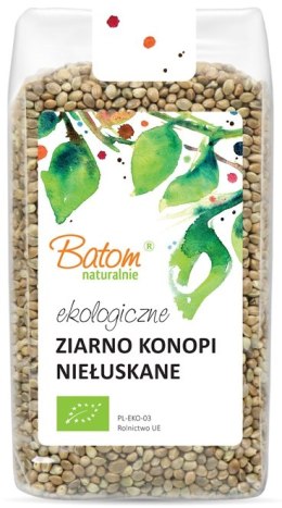 NASIONA KONOPI NIEŁUSKANE BIO 250 g - BATOM BATOM (dżemy, soki, kompoty, czystek)